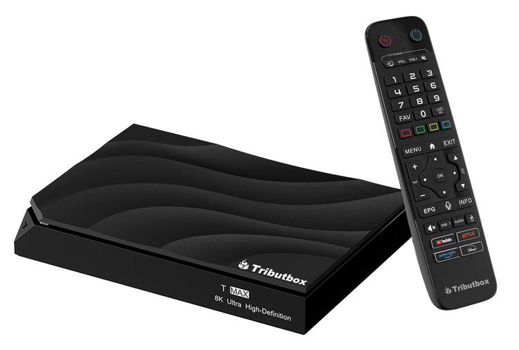 Tributbox T Max streaming box and remote control
